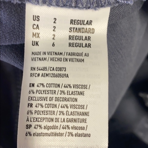 American Eagle Blue Twill Jegging - Picture 10 of 10